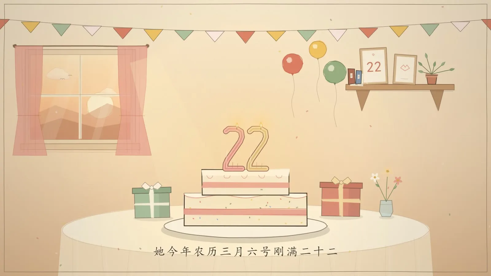 生日蛋糕场景